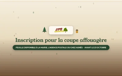 Inscription pour la coupe affouagère